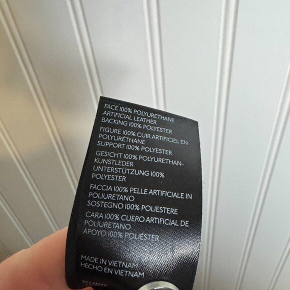 Urban Outfitters Silence & Noise Faux Leather Pants Black size 2 R4 - Picture 7 of 7